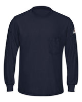 Bulwark Men's Tall Long Sleeve Lightweight T-Shirt. SMT8T - Navy