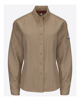 Bulwark Women's iQ Series® Endurance Long Sleeve Shirt. QS41 - Khaki