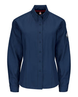 Bulwark Women's iQ Series® Endurance Long Sleeve Shirt. QS41 - Navy