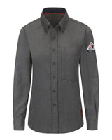 Bulwark Women's iQ Series® Comfort Woven Lightweight Shirt. QS51 - Dark Grey