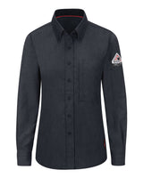 Bulwark Women's iQ Series® Comfort Woven Lightweight Shirt. QS51 - Navy