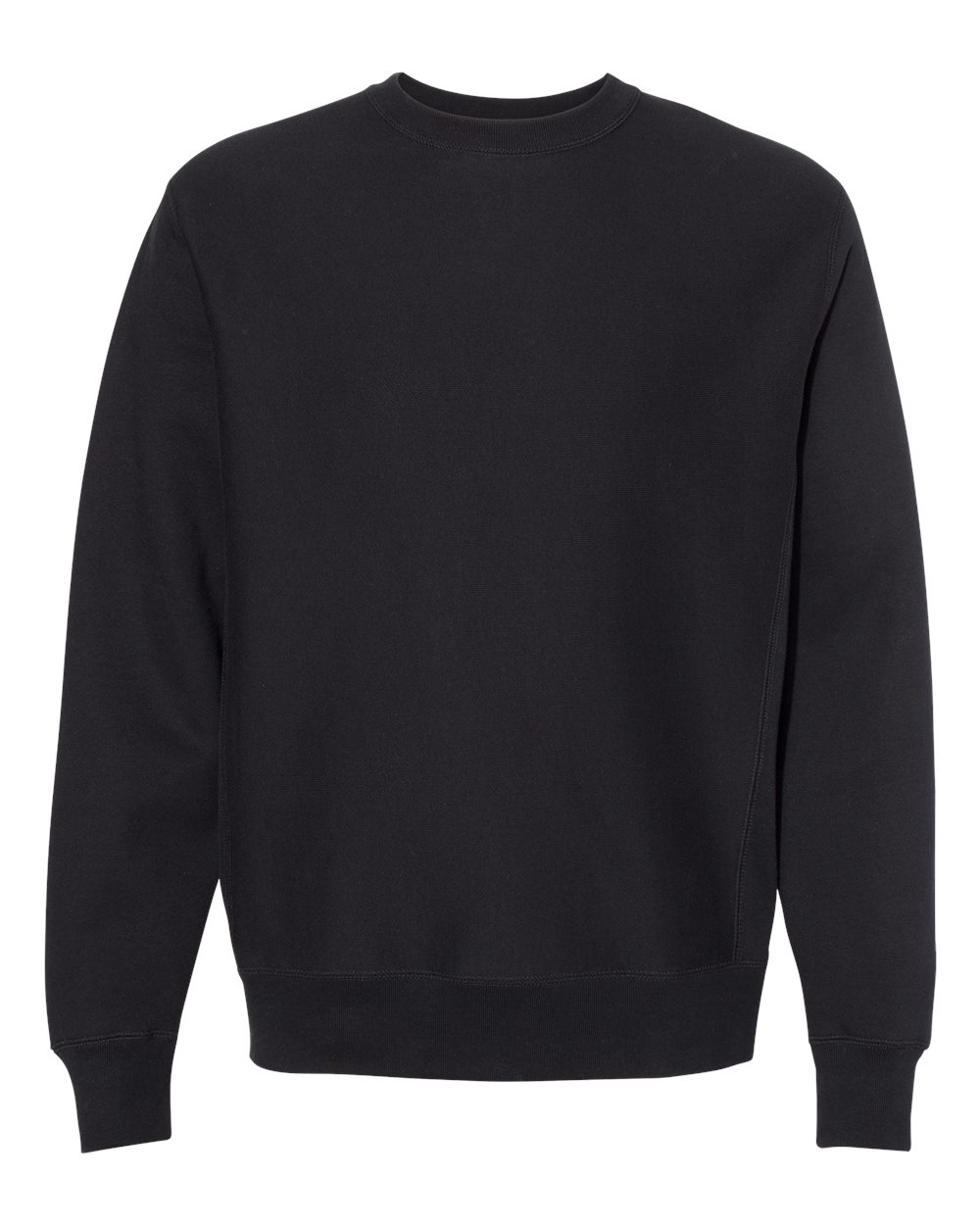 Independent Trading Co. Unisex Legend Premium Heavyweight Cross-Grain Crewneck Sweatshirt. IND5000C - Black