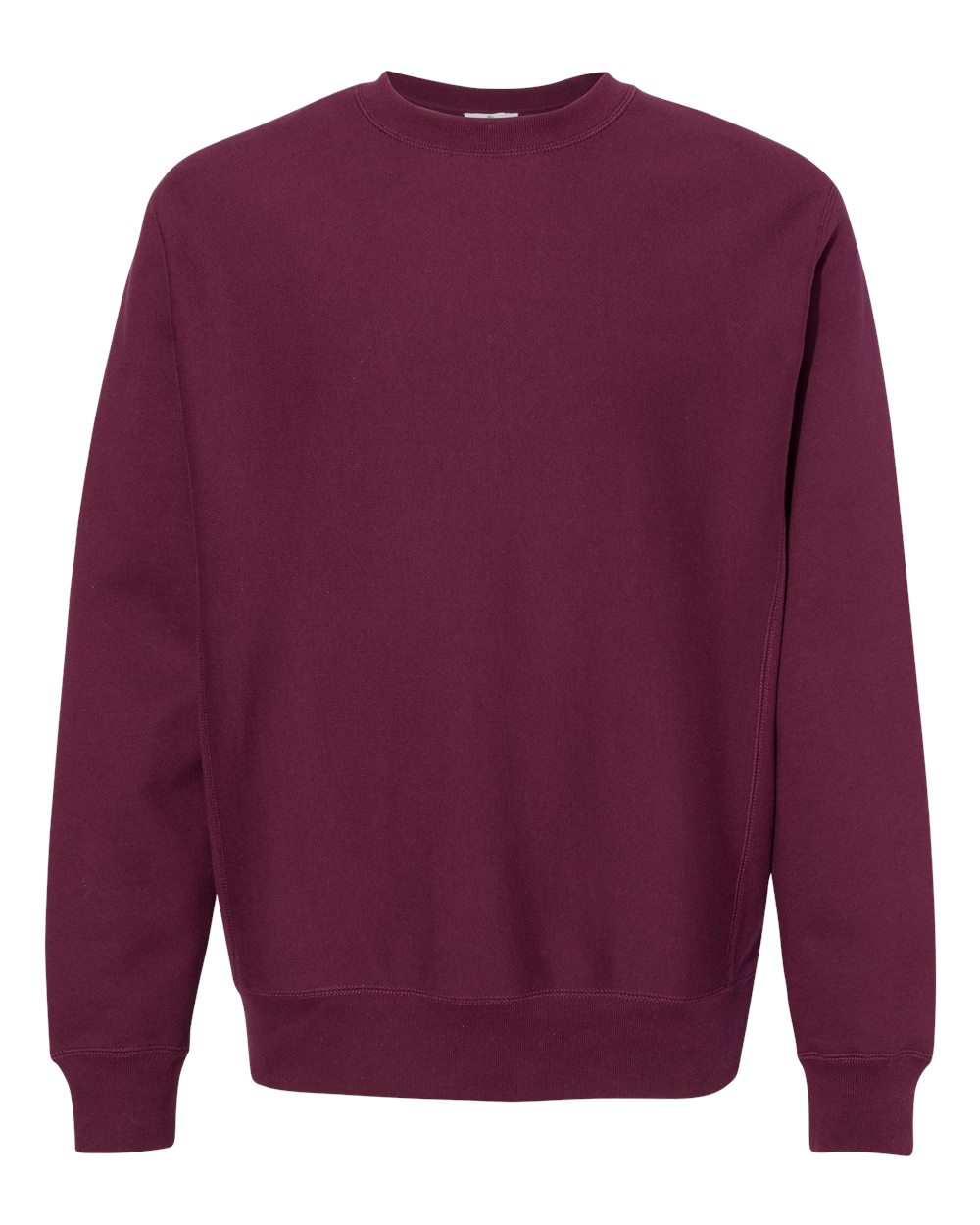 Independent Trading Co. Unisex Legend Premium Heavyweight Cross-Grain Crewneck Sweatshirt. IND5000C - Maroon