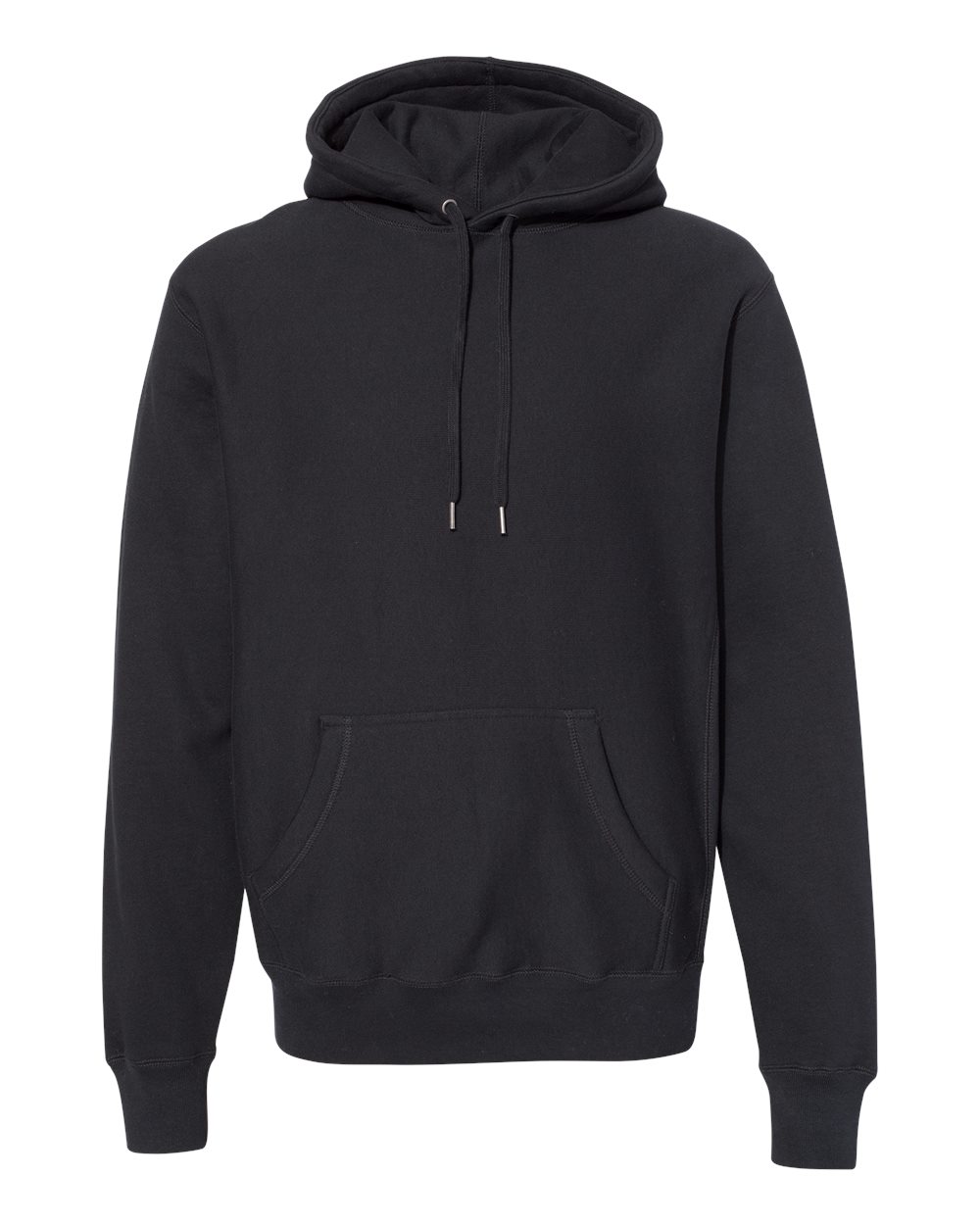 Independent Trading Co. Unisex Legend Premium Heavyweight Cross-Grain Hooded Sweatshirt. IND5000P - Black