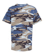 Code Five Youth Camouflage Tee. 2207 - Blue Woodland