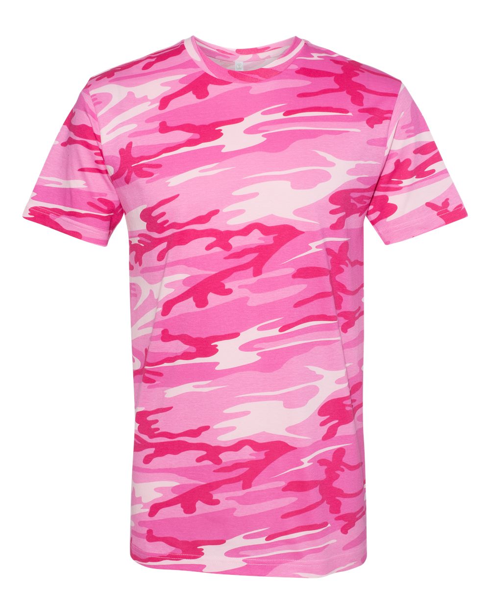 Code Five Unisex Camo Tee. 3907 - Pink Woodland