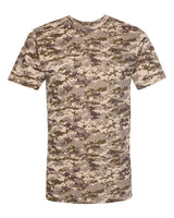 Code Five Unisex Camo Tee. 3907 - Sand Digital