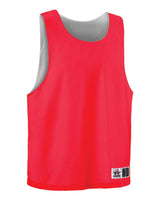 Alleson Athletic Men's Lacrosse Reversible Pinnie. LP001A - Hot Coral/ White