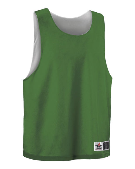 Alleson Athletic Youth Lacrosse Reversible Pinnie. LP001Y - Kelly/ White