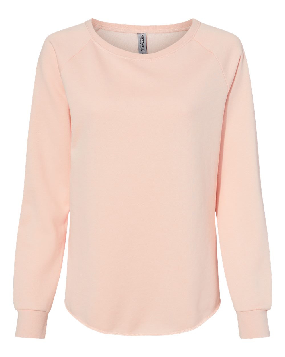 Independent Trading Co. Women's California Wave Wash Crewneck Sweatshirt. PRM2000 - Blush