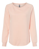 Independent Trading Co. Women's California Wave Wash Crewneck Sweatshirt. PRM2000 - Blush