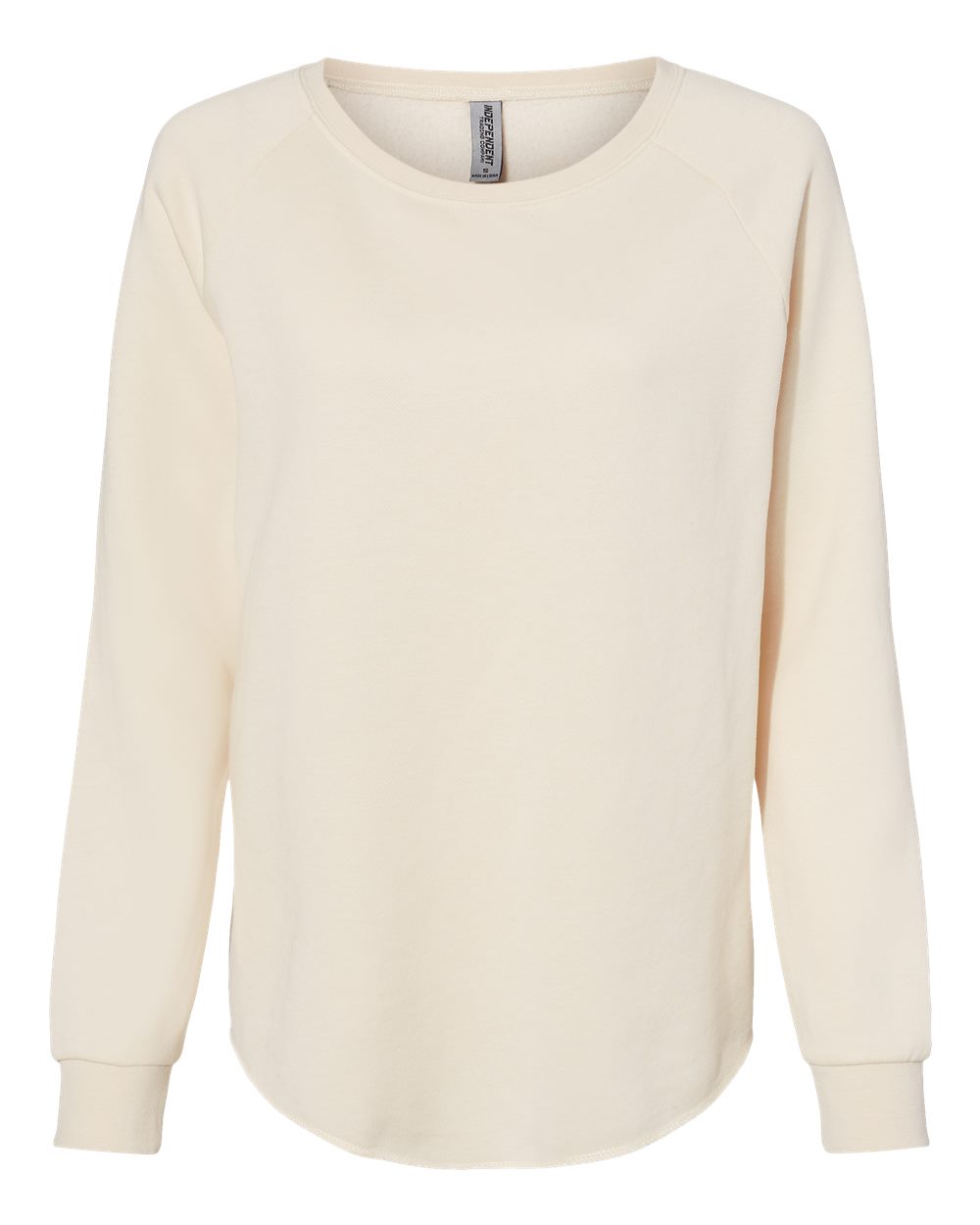 Independent Trading Co. Women's California Wave Wash Crewneck Sweatshirt. PRM2000 - Bone
