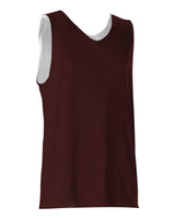 Alleson Athletic Men's Reversible Tank. 506CR - Maroon/ White