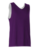 Alleson Athletic Men's Reversible Tank. 506CR - Purple/ White