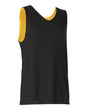 Alleson Athletic Youth Reversible Tank. 506CRY - Black/ Gold