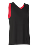 Alleson Athletic Youth Reversible Tank. 506CRY - Black/ Red