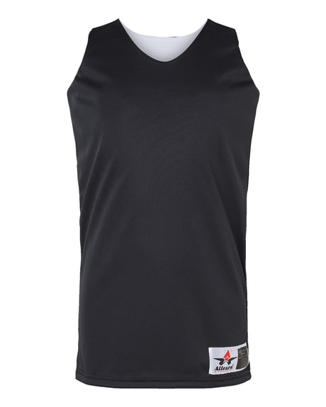 Alleson Athletic Youth Reversible Tank. 506CRY - Black/ White