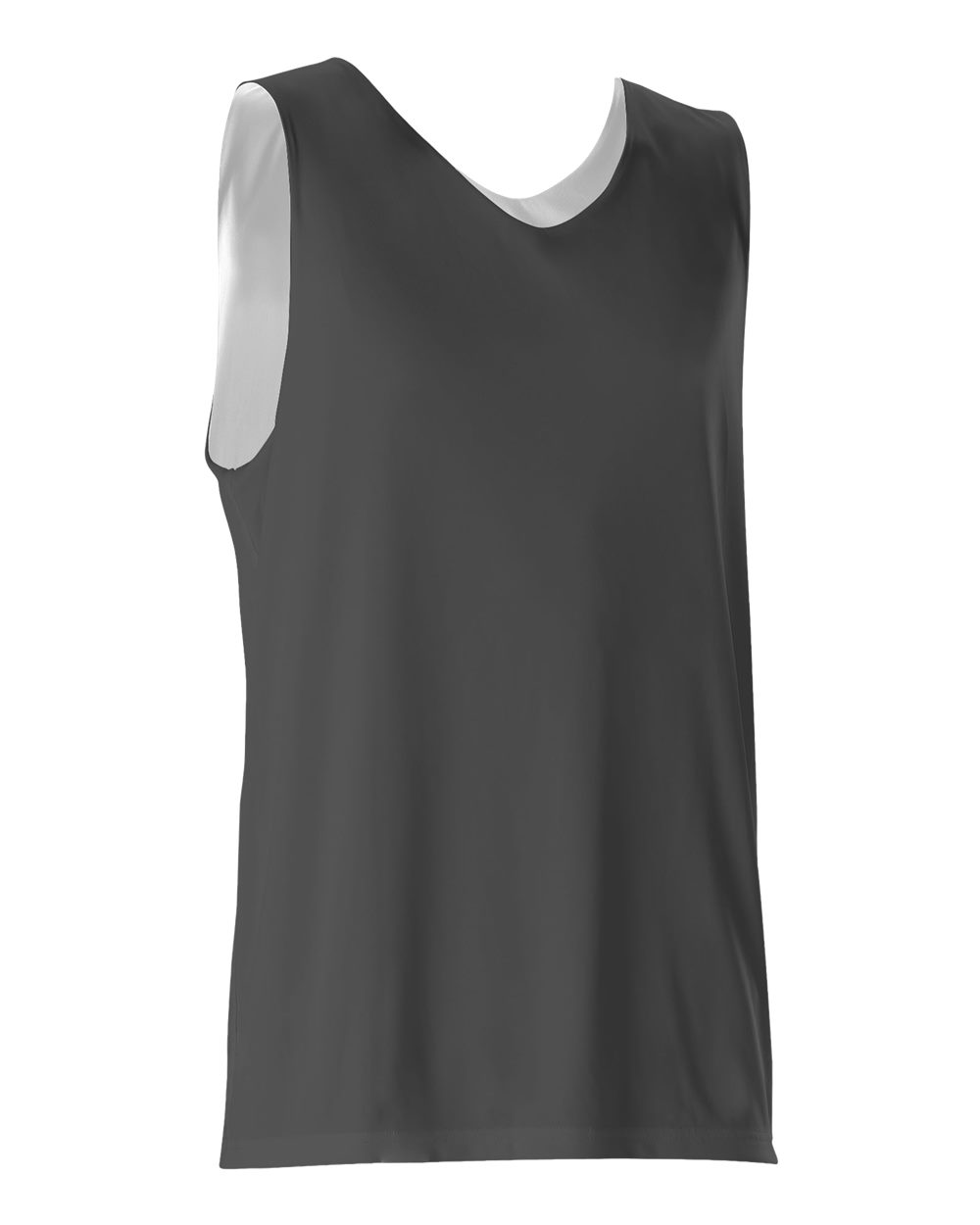 Alleson Athletic Youth Reversible Tank. 506CRY - Charcoal/ White