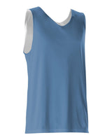 Alleson Athletic Youth Reversible Tank. 506CRY - Columbia Blue/ White