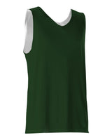 Alleson Athletic Youth Reversible Tank. 506CRY - Forest/ White