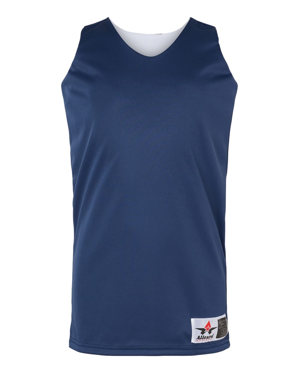 Alleson Athletic Youth Reversible Tank. 506CRY - Navy/ White