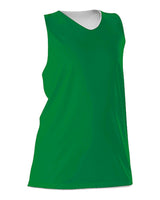 Alleson Athletic Women's Reversible Racerback Tank. 506CRW - Kelly/ White