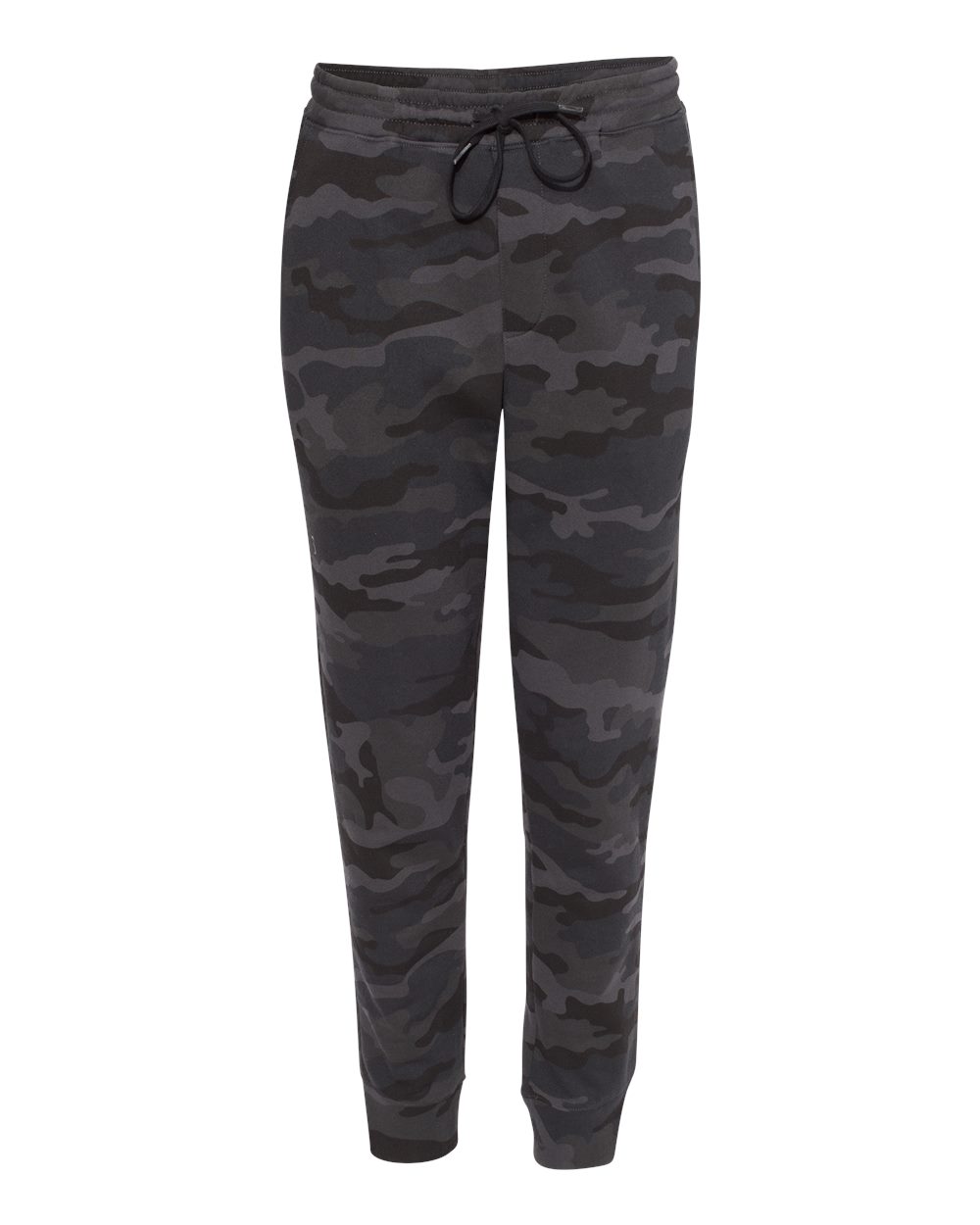 Independent Trading Co. Men's Midweight Fleece Sweatpants. IND20PNT - Black Camo