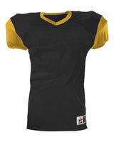 Alleson Athletic Youth Pro Game Football Jersey. 751Y - Black/ Gold