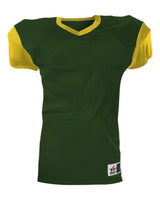 Alleson Athletic Youth Pro Game Football Jersey. 751Y - Forest/ Gold