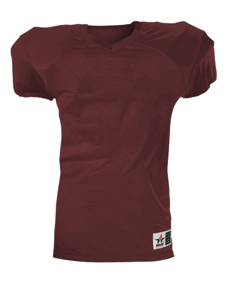 Alleson Athletic Youth Pro Game Football Jersey. 751Y - Maroon