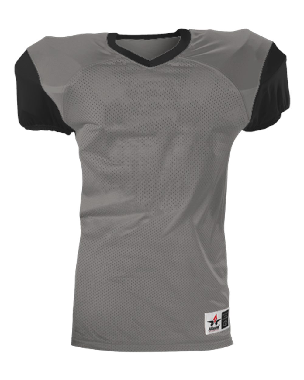 Alleson Athletic Youth Pro Game Football Jersey. 751Y - Silver/ Black