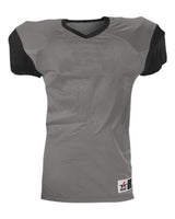 Alleson Athletic Youth Pro Game Football Jersey. 751Y - Silver/ Black