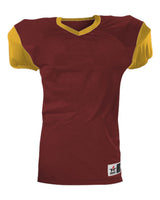 Alleson Athletic Youth Pro Game Football Jersey. 751Y - Cardinal/ Gold