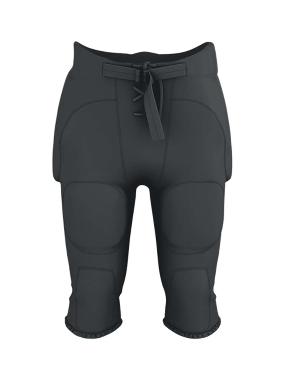 Alleson Athletic Youth Integrated Football Pants. 681Y - Black