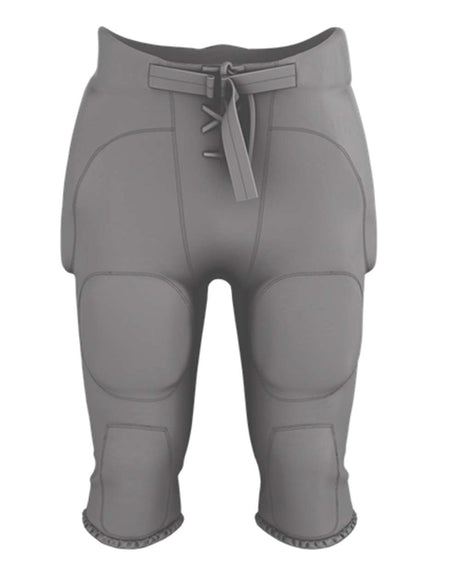Alleson Athletic Youth Integrated Football Pants. 681Y - Charcoal
