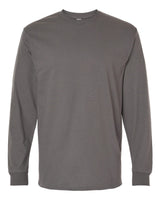 Gildan Unisex Heavy Cotton™ Long Sleeve T-Shirt. 5400 - Charcoal