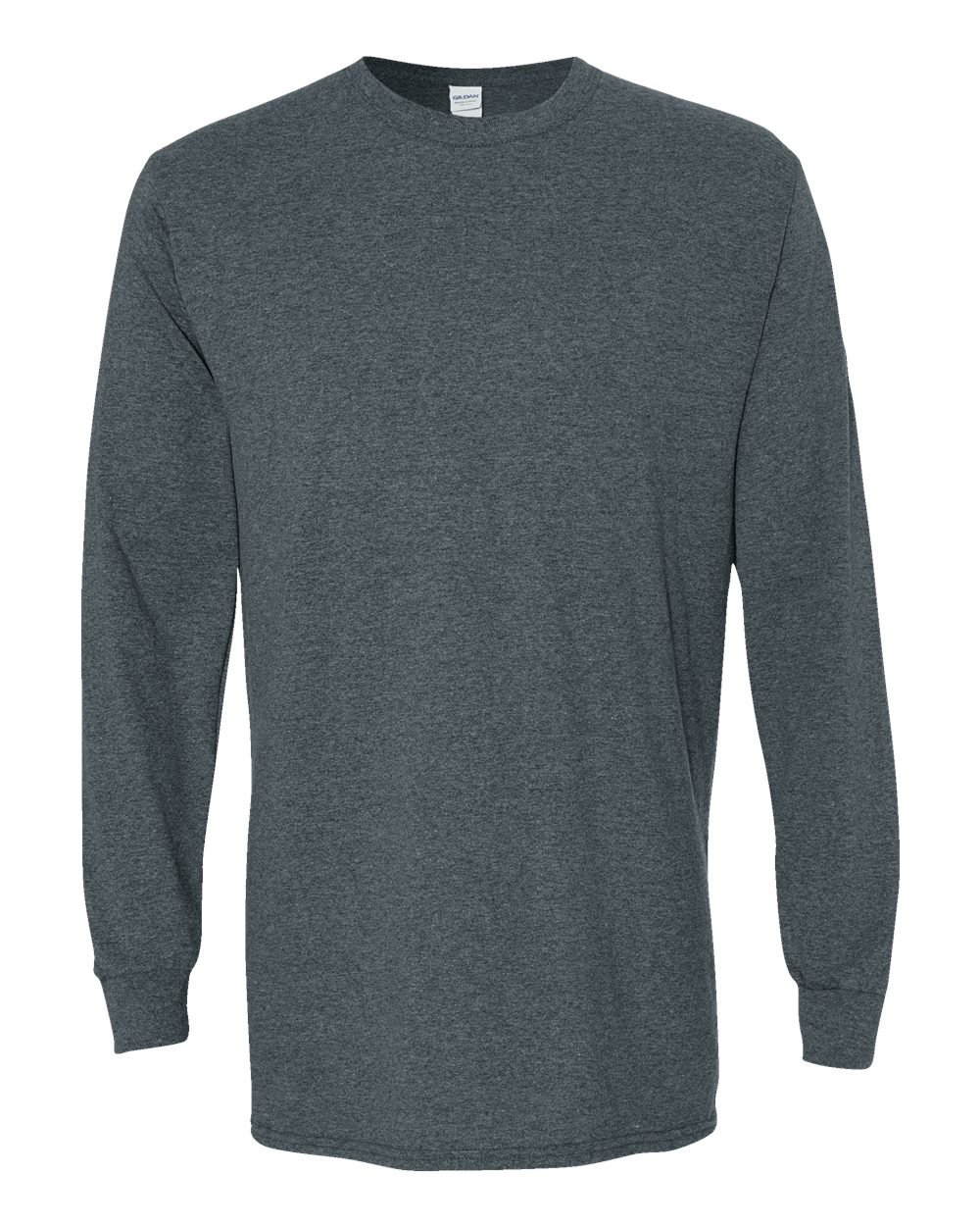 Gildan Unisex Heavy Cotton™ Long Sleeve T-Shirt. 5400 - Dark Heather