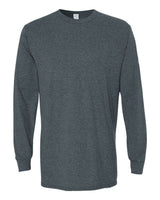 Gildan Unisex Heavy Cotton™ Long Sleeve T-Shirt. 5400 - Dark Heather