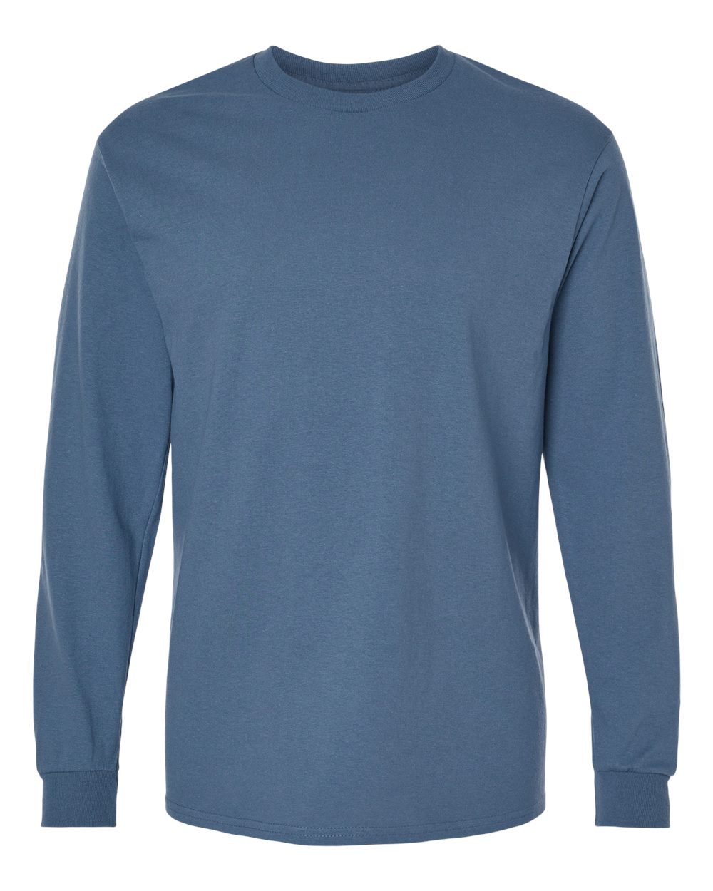 Gildan Unisex Heavy Cotton™ Long Sleeve T-Shirt. 5400 - Indigo Blue