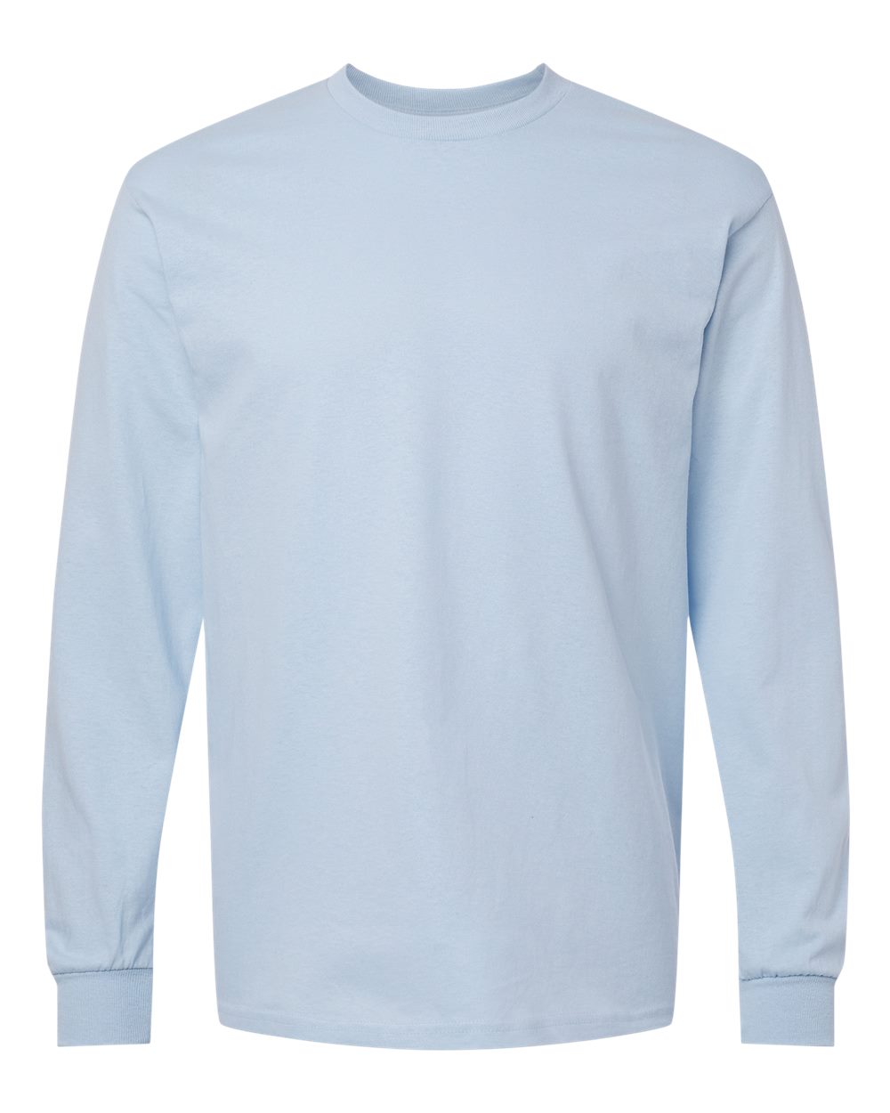 Gildan Unisex Heavy Cotton™ Long Sleeve T-Shirt. 5400 - Light Blue
