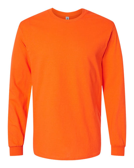 Gildan Unisex Heavy Cotton™ Long Sleeve T-Shirt. 5400 - Orange