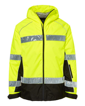 Kishigo Unisex Premium Brilliant Series® Class 3 Pro Parka. JS152 - Lime