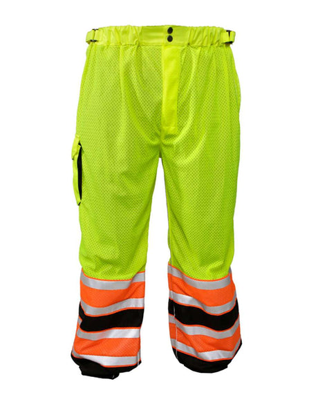 Kishigo Men's Premium Brilliant Series® Ultimate Reflective Mesh Pants. 3173 - Lime