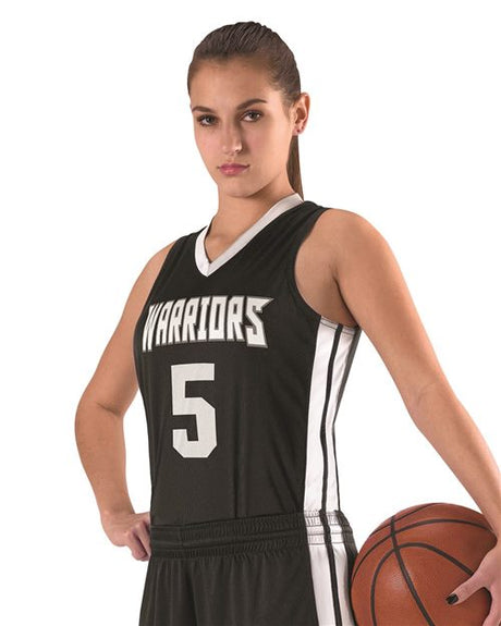 Alleson Athletic Women's Single Ply Basketball Jersey. 538JW