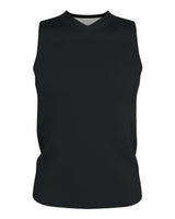 Alleson Athletic Men's Blank Reversible Game Jersey. A105BA - Black/ White