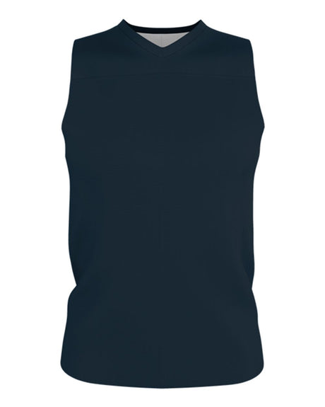 Alleson Athletic Men's Blank Reversible Game Jersey. A105BA - Navy/ White