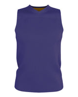 Alleson Athletic Men's Blank Reversible Game Jersey. A105BA - Purple/ Gold