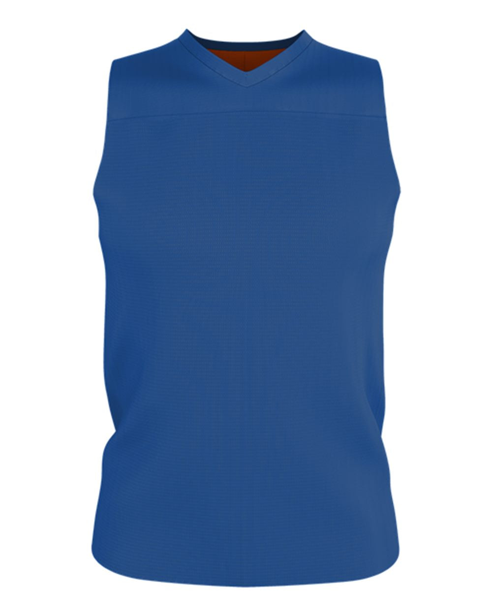 Alleson Athletic Men's Blank Reversible Game Jersey. A105BA - Royal/ Orange