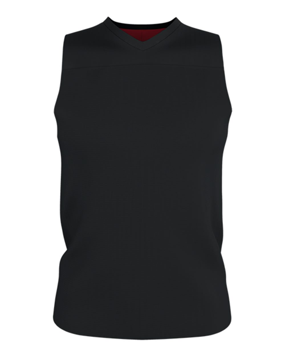Alleson Athletic Youth Blank Reversible Game Jersey. A105BY - Black/ Red