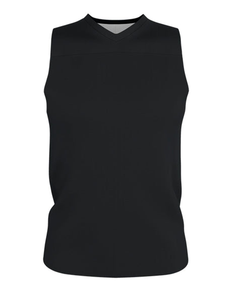 Alleson Athletic Youth Blank Reversible Game Jersey. A105BY - Black/ White